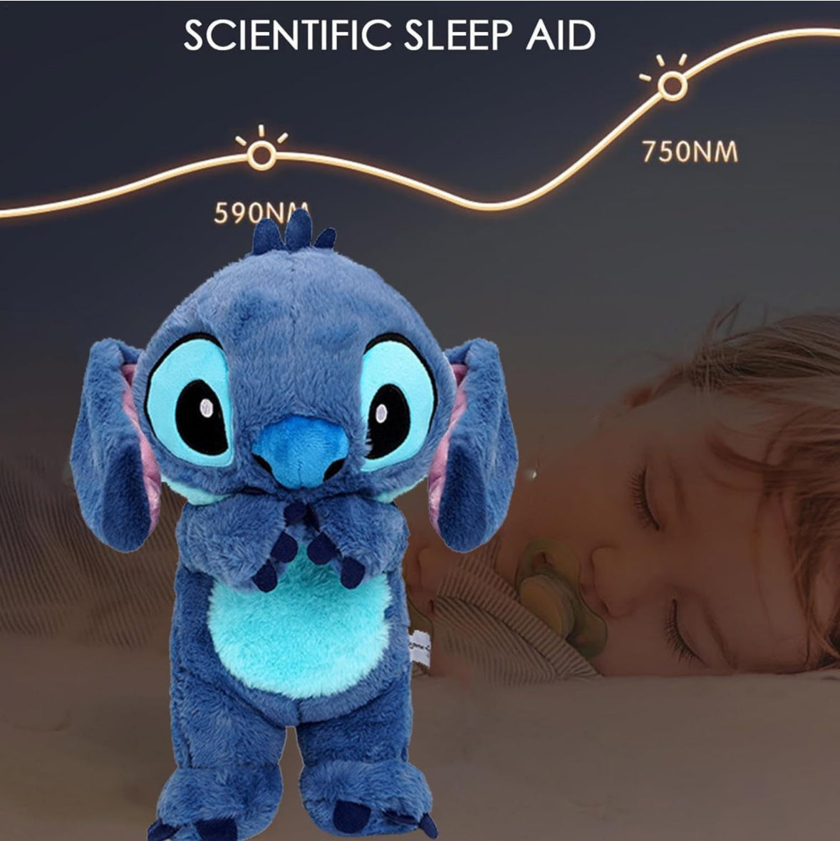 STITCH CALM™️Peluche per un sonno tranquillo