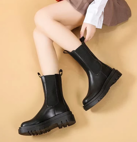 Chelsea Boots Donna Nero